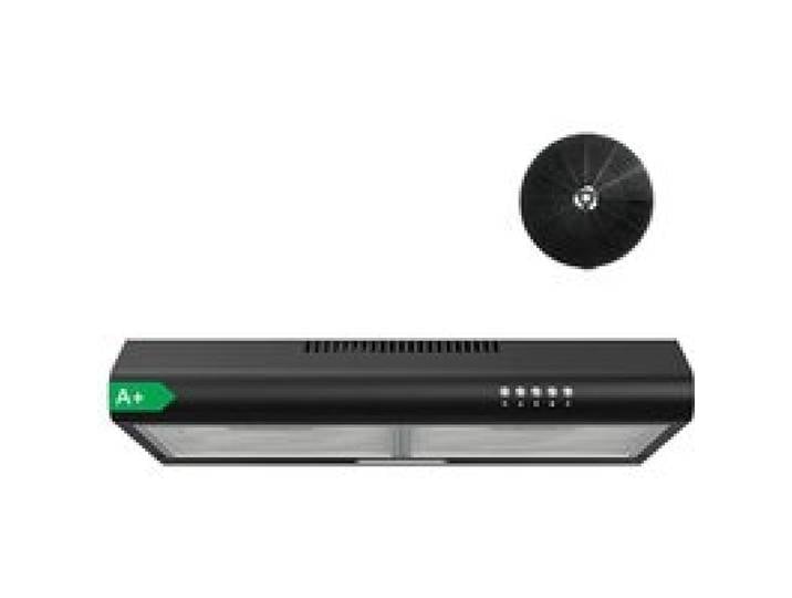 A+ Hotte Aspirante 60cm Sans Évacuation Moteur Brushless Noir - Maille