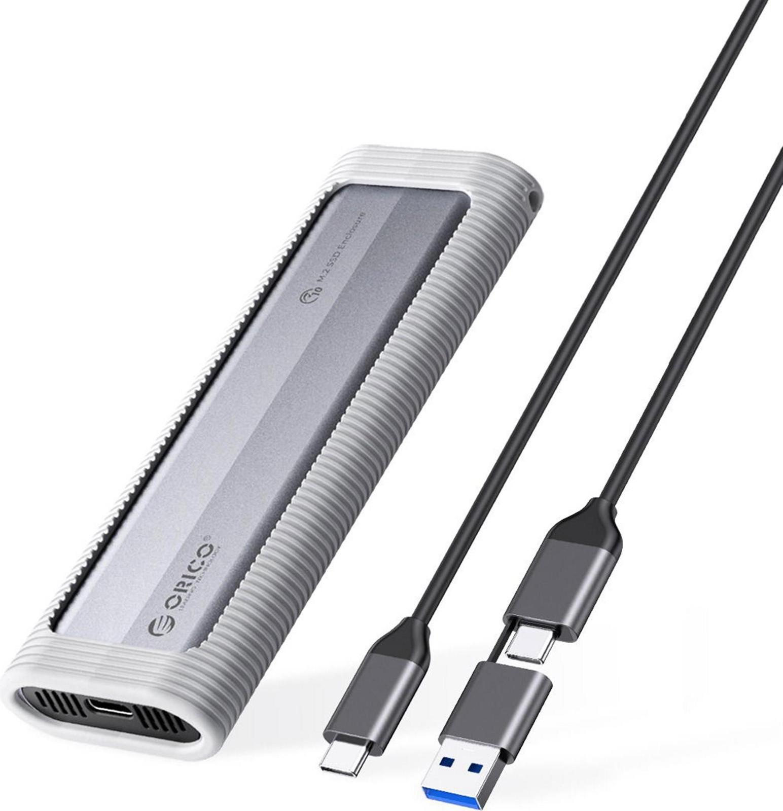 ORICO M.2 NVMe SSD behuizing met USB-C 10Gbps en siliconen beschermhoes