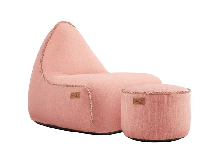 SACKit Sitzsack Cobana rose Bezug: 100 Prozent Olefin Fasermischung / Füllung: EPS Kugeln T 96 cm Wasserabweisend - Material: Bezug: 100% Olefin