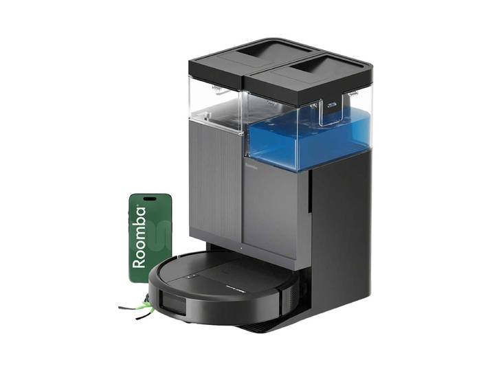iRobot Roomba Plus 415 Combo+Dock Roboterstaubsauger Schwarz