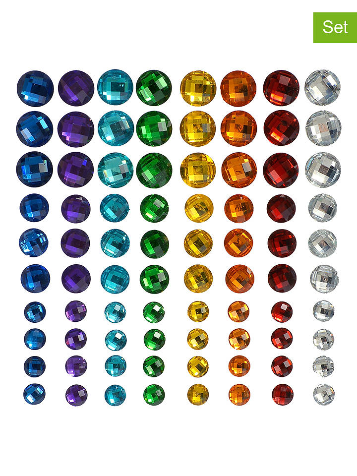SUNNYSUE 80tlg. Schmucksteineset "Regenbogen" - ab 3 Jahren - onesize