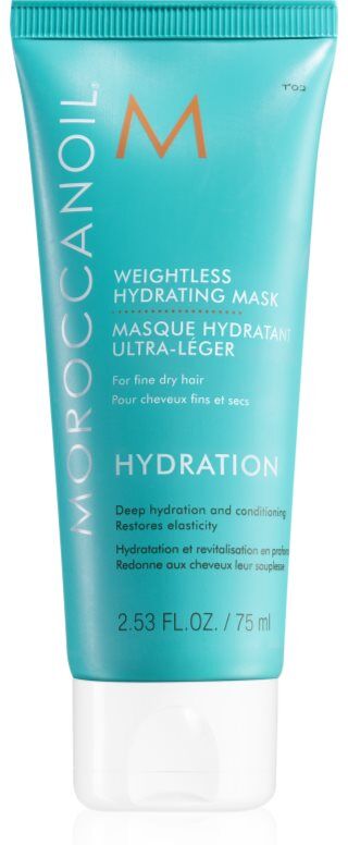 Moroccanoil Hydration Weightless Hydrating Mask tiefenwirksame feuchtigkeitsspendende Maske für trockenes und zerbrechliches Haar 75 ml