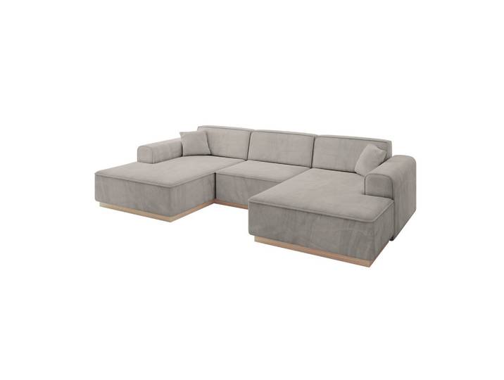 WOHNLANDSCHAFT IREA-U1 - 303x171x83 cm Hellbraun