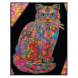 ColorVelvet Ausmalbild "Langhaarkatze" von Velvet, 47 x 35 cm (69880659)