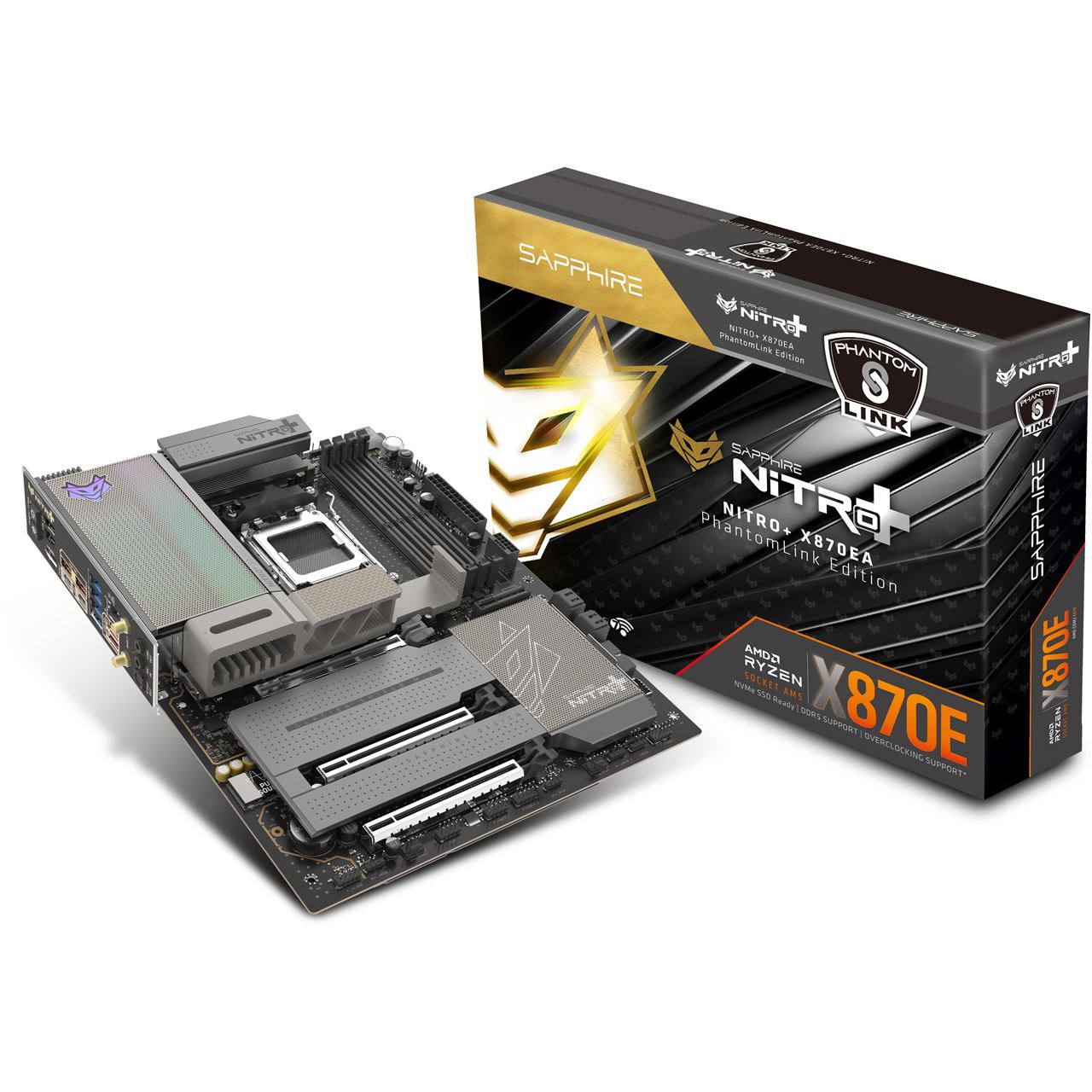 Sapphire Nitro+ X870EA PhantomLink Edition AMD X870E So.AM5 DDR5 ATX Retail