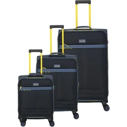 Travelite Color Craze 4W Trolley L / M+ / S, Koffer, Blau