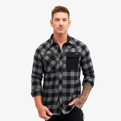 Campfire Shirt Herren Black/Anthracite, Größe:L - Herren > Oberteile > Hemden - Schwarz