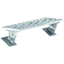 HEUEL Dachtrittsystem FlatStep Langrost - naturrot