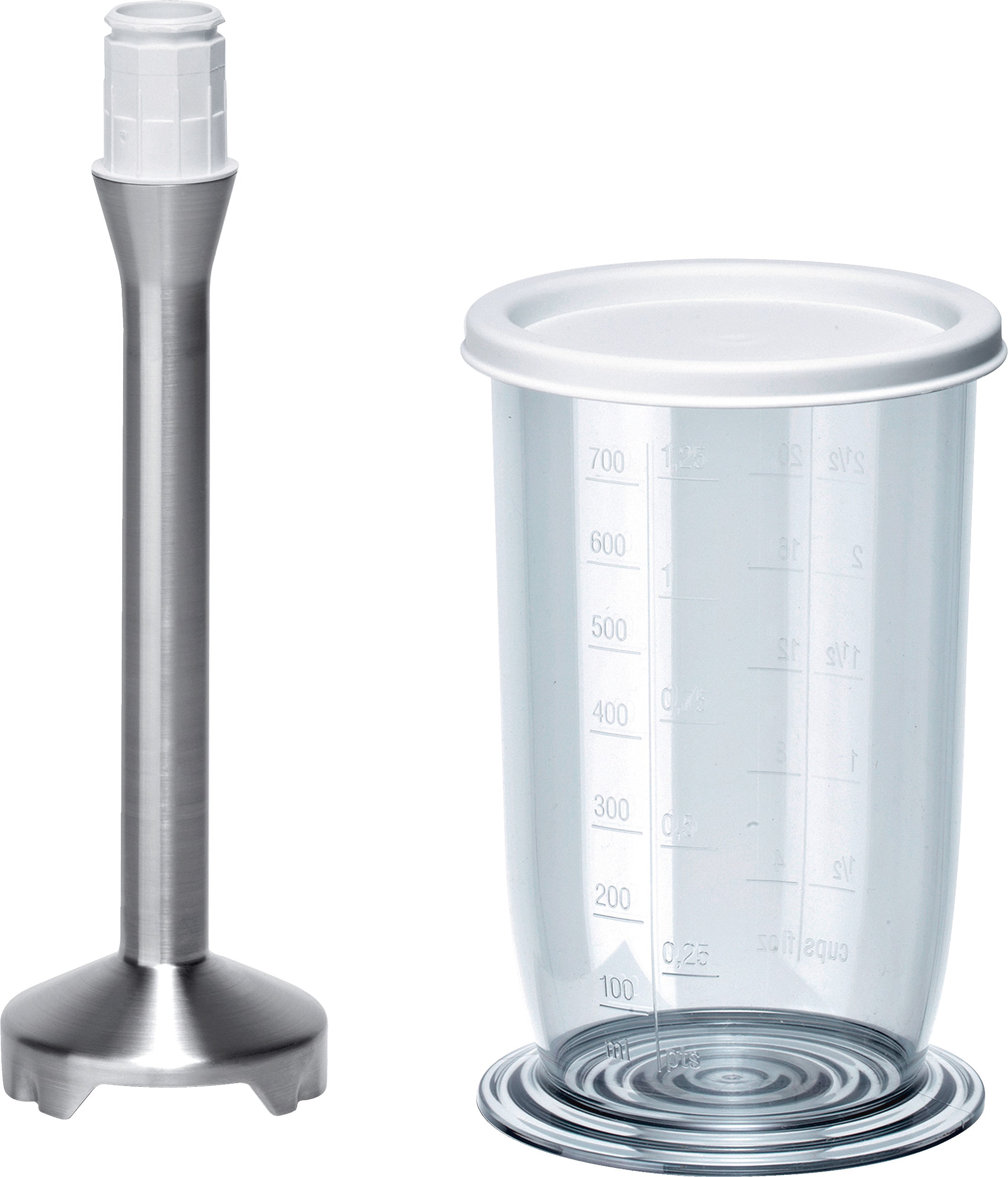 Bosch MFZ4060 Mixfuß Edelstahl + Becher für MFQ4 / MSM7