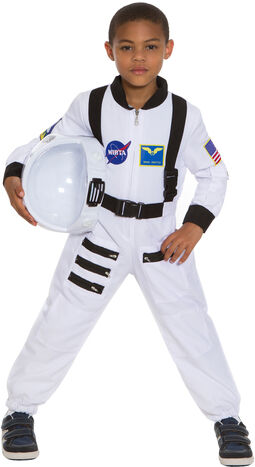 Kinder-Overall "Astronaut", weiß