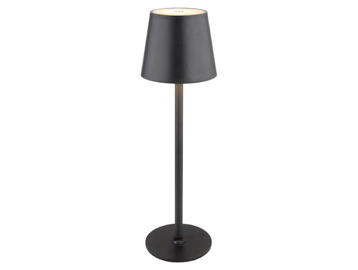 USB-aufladbare Lampe LED MALO 36cm 3W schwarz
