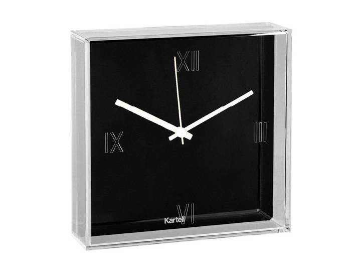 KARTELL horloge murale TIC&TAC (Noir - PMMA transparent et ABS coloré)