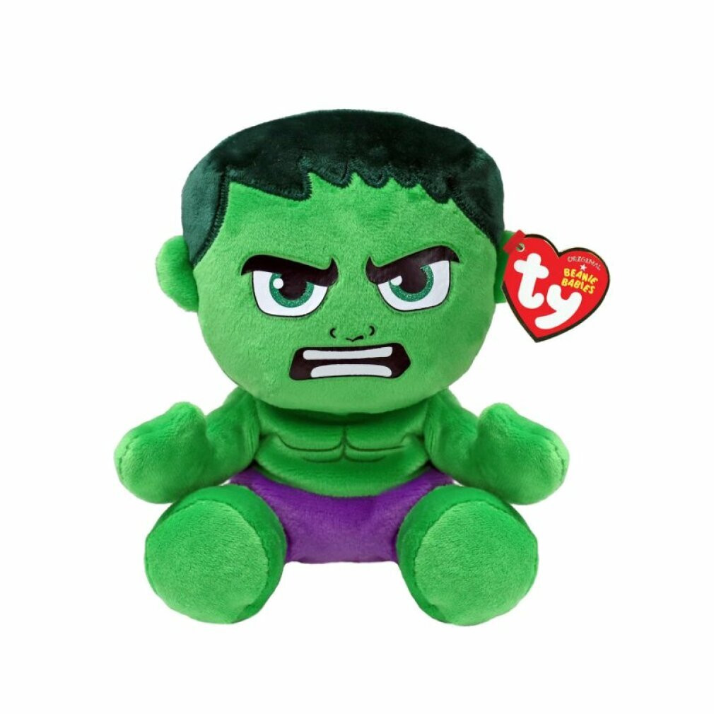 TY Marvel Hulk Pluche knuffel - 15 cm