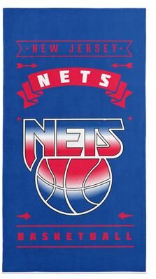 "NBA Hardwood Classics Nets Printed Beach Towel - 30""x60"""