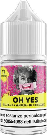 Croma Vape Oh Yes Art Series Aroma Mini Shot 10ml Cheesecake Gelato Vaniglia
