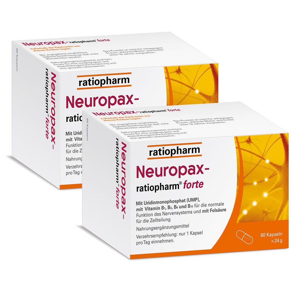 NEUROPAX-ratiopharm forte Kapseln 2x 2x80 St