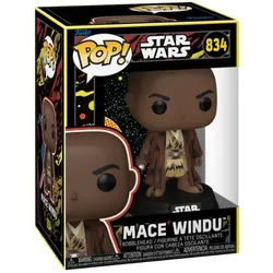 Funko - POP! - Star Wars – Mace Windu (Retro) Vinyl Bobble‐Head Figur ca. 11 cm