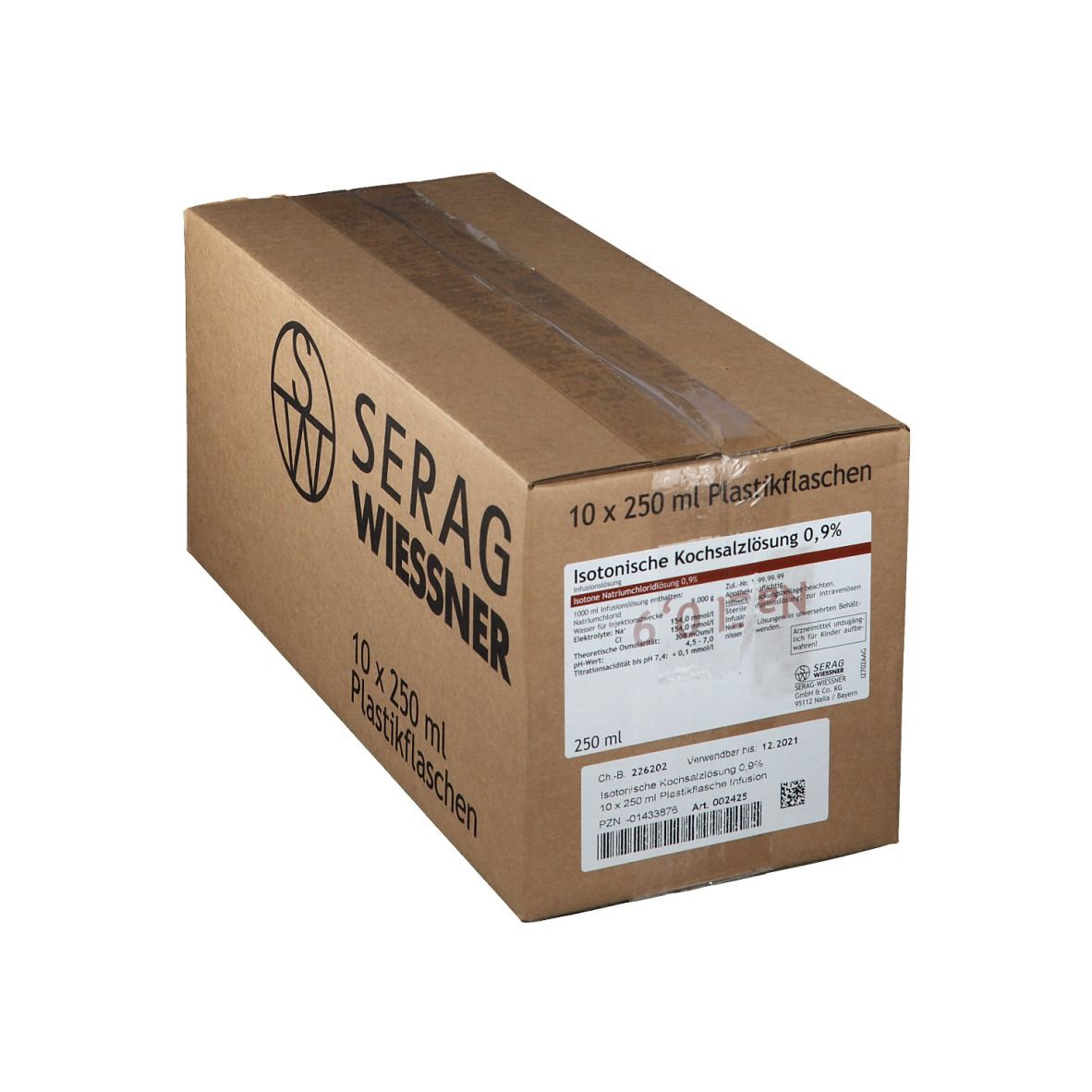 Isotonische Kochsalzlösung 0,9% Plastik Inf.-Lsg. 10x250 ml Infusionslösung