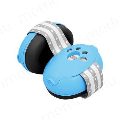 Friendly Fresh Finds Cat Claw Baby Earmuffs Noise Reducing Headphones For Travel With Adjustable Headband blue