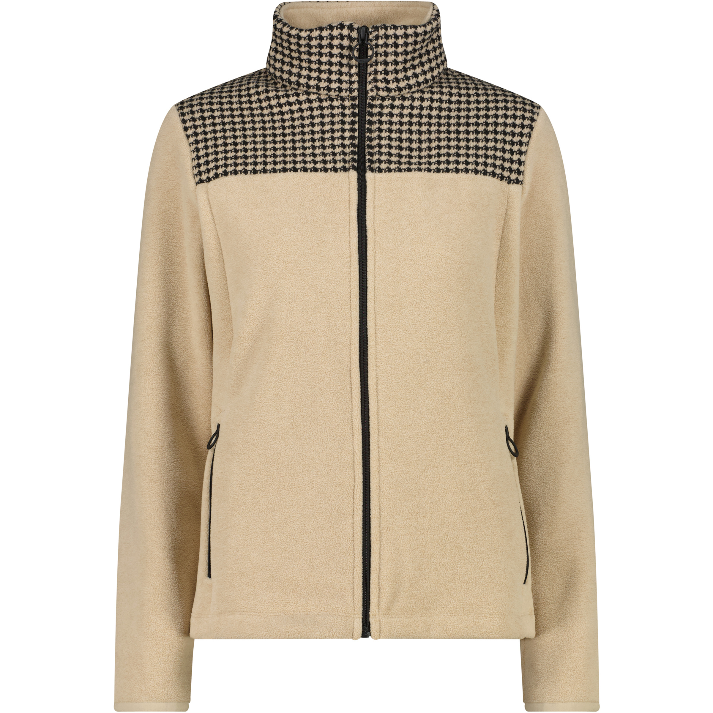 CMP Damen Fleecejacke beige Größe XS Trekking Schnell trocknend