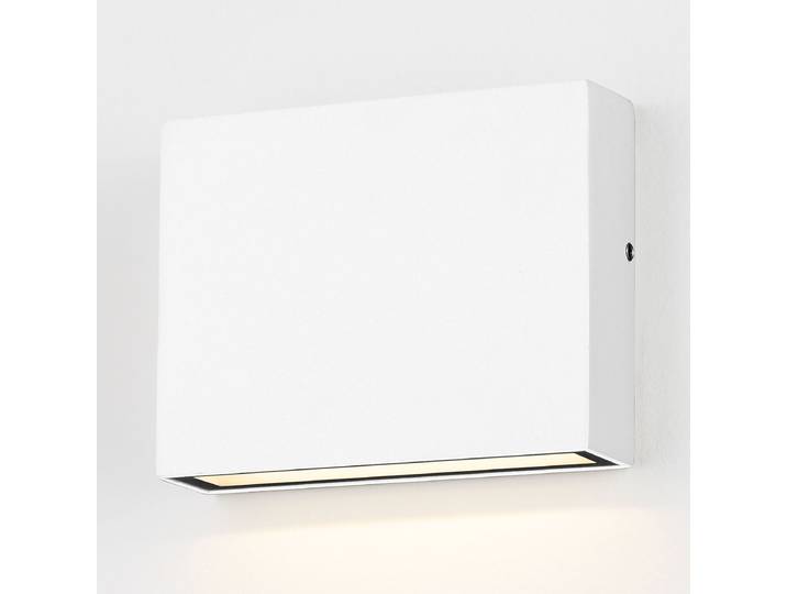 LED-Wandleuchte 12 x 9 x 3cm Weiß/Weiß
