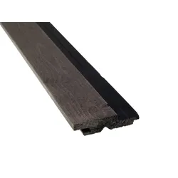 Nordische Fichte 3D Fassadenprofil, 21x96 mm, KD, Sichtseite fein gesägt, endbehandelt mit Patina Holzschutzlasur, mit schwarzer Feder, Deckbreite: 86 mm