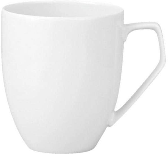 Becher ROSENTHAL "TAC Gropius 360 ml, 6 Stück", weiss (weiß), 360ml, 6 tlg., Porzellan, Trinkgefässe, Becher weiß 360ml, 6 tlg.