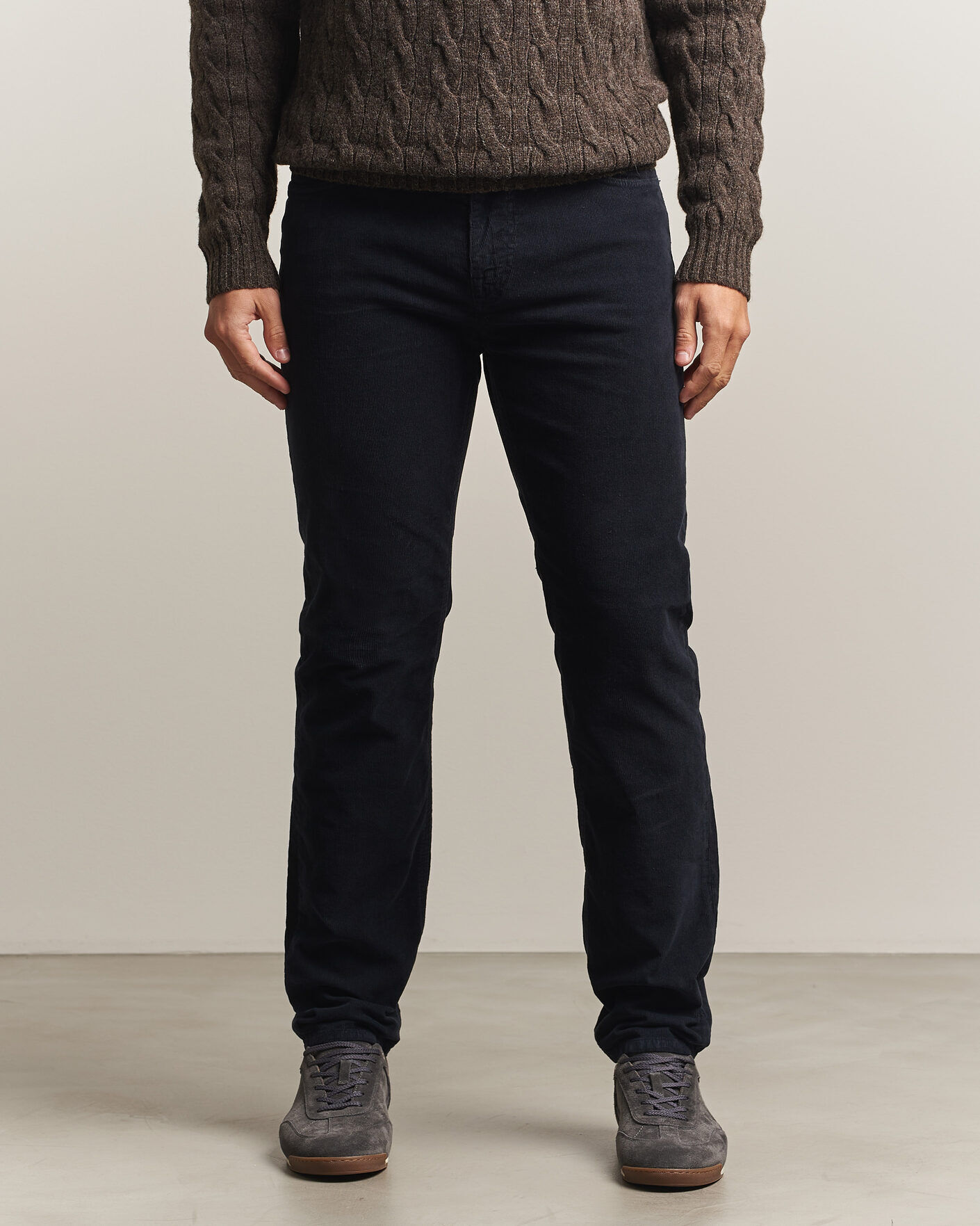 Morris James Cord 5-Pocket Pants Navy men W30L32 Blå