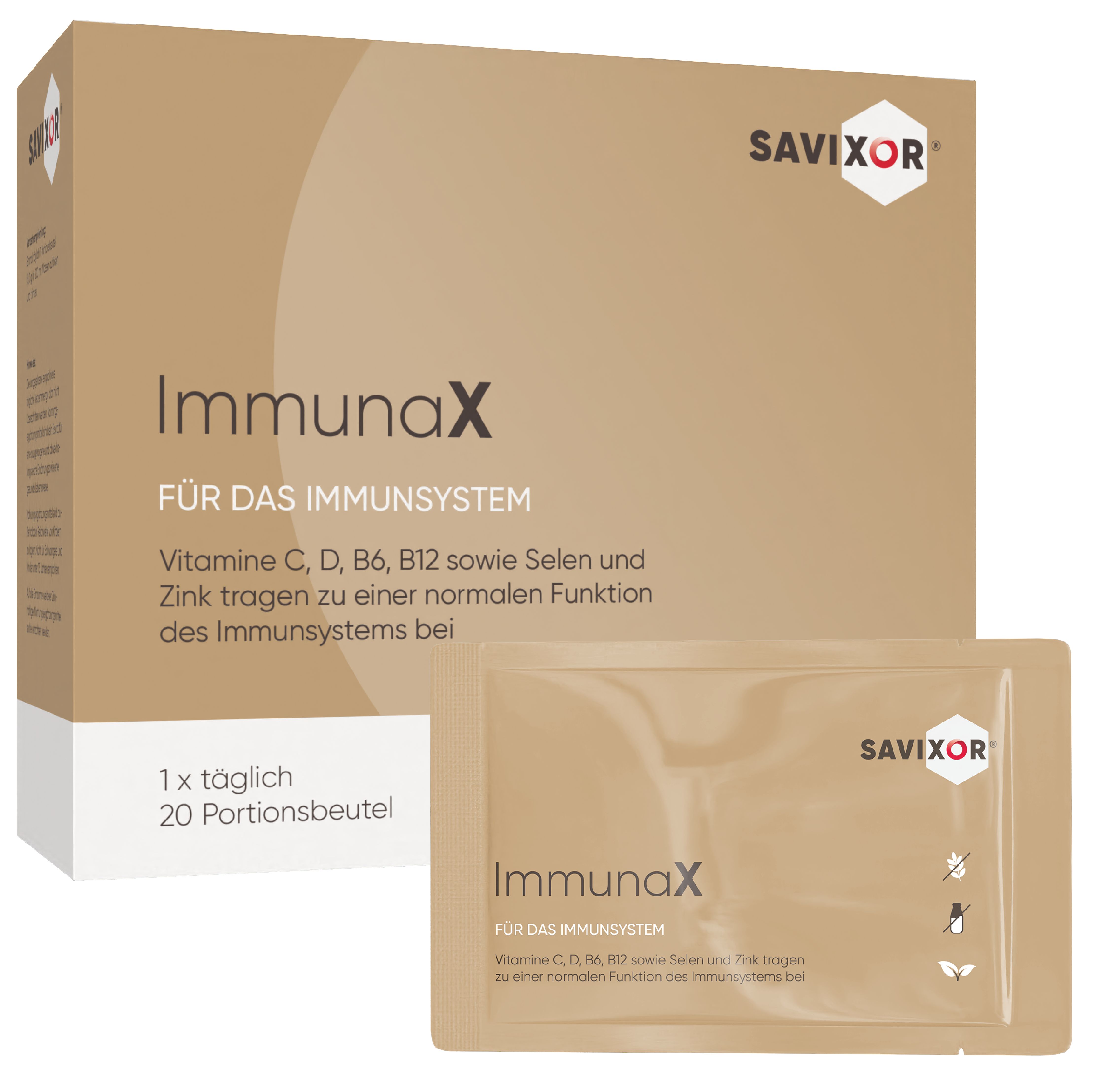 Immunax Pulver Portionsbeutel 20x5 g