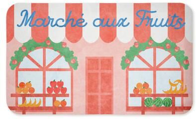 "Stupell Florist Market Fruit Florist Printed Anti-Fatigue Floor Mat, 30""x18"""