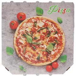Nette 100 Pizzakarton E-Welle Treviso 28x28x3cm