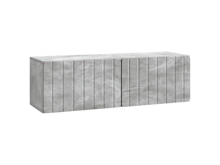 Makastle Hängender TV Schrank 98x31x30 cm Betongrau