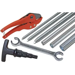 WK Tools 4-teiliges Werkzeug-Komplettset für Alu-Verbundrohr 16 x 2 mm