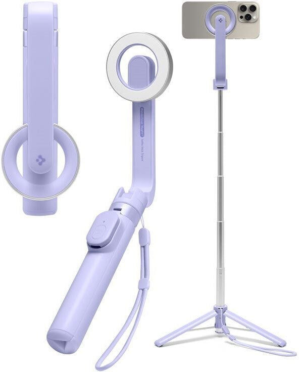 Spigen MagSafe Tripod Selfie Stick - Lilla