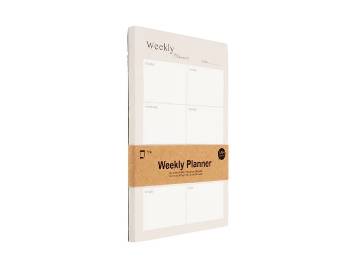 Weekly Planner 80 Blätter B14xH21cm rosa
