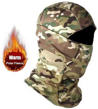 Inspired Finds CamoShield Thermal Fleece Balaclava Full Face Winter Mask For Cycling, Ski, Motorcycle, Outdoor cp