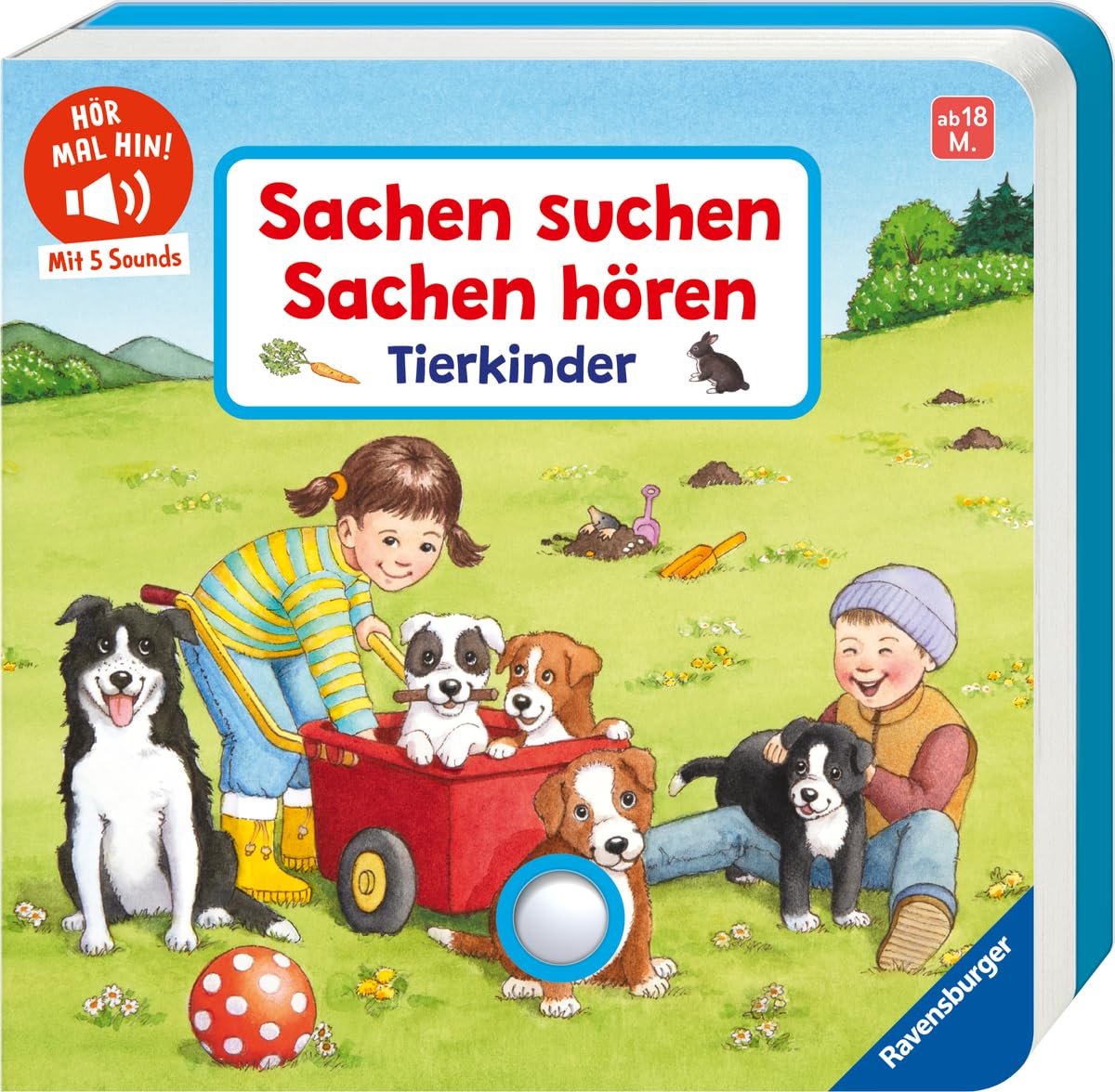 Frauke Nahrgang - Hör mal hin! Sachen suchen, Sachen hören: Tierkinder – Soundbuch, Wimmelbuch, Spielbuch für Kinder ab 18 Monaten - Preis vom 17.10.2026 19:25:27 h