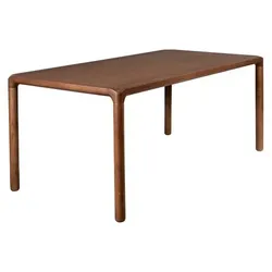 Zuiver Esstisch Storm 160 x 90 cm Holz Braun Walnuss