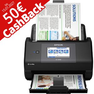 Epson WorkForce ES-590W Scanner, bis A4, 50 Cashback