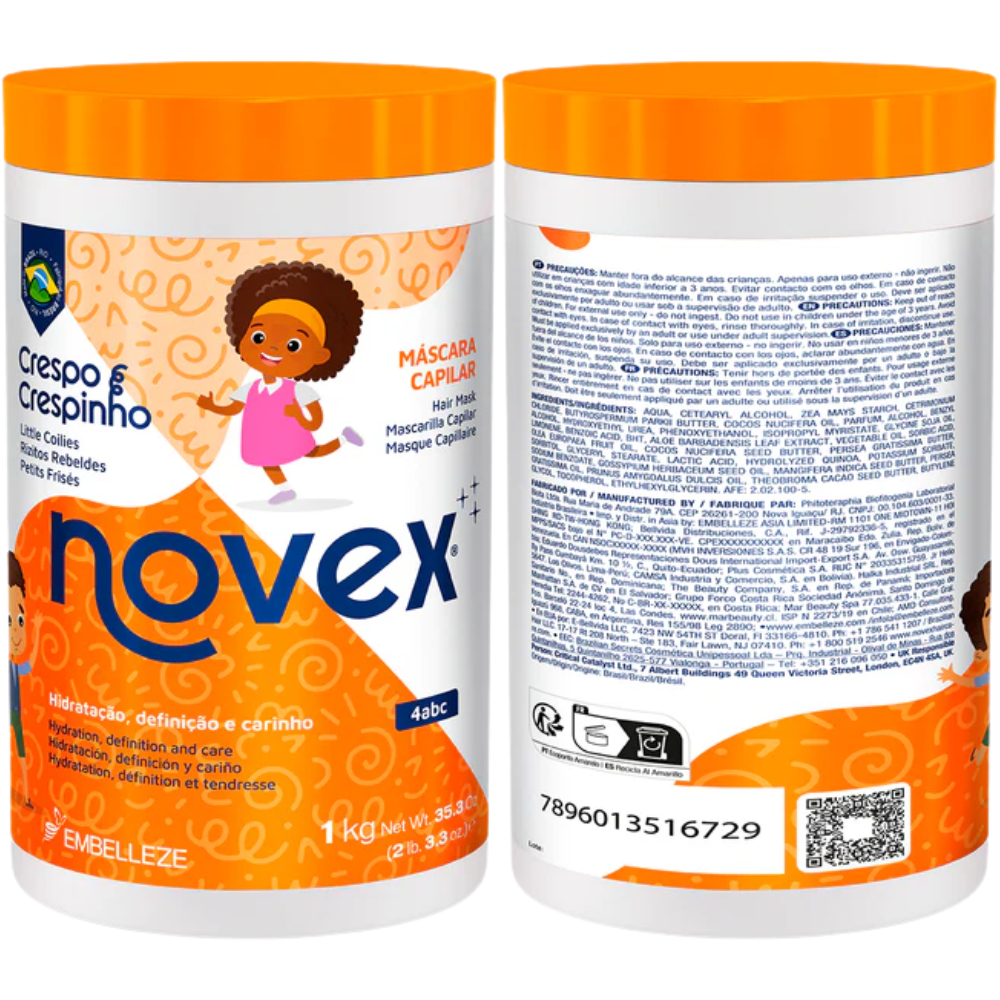 Novex Little Coilies Hydrating Hair Mask 1000g