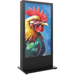 Hagor HP Kiosk 75" FS Indoorstele Portrait