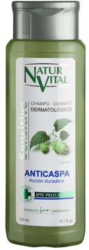 Natur Vital Champô Anticaspa Sensitive Lúpulo 300 ml