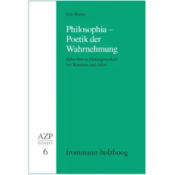Röller:Philosophia - Poetik der Wahrneh, Fachbücher von Nils Röller