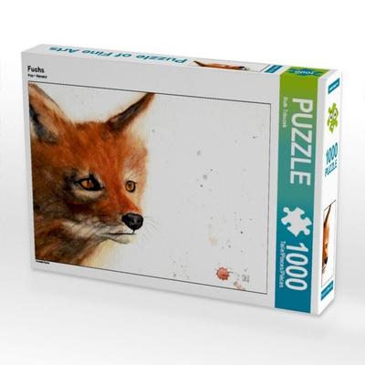 CALVENDO Puzzle Fuchs 1000 Teile Puzzle quer | 1000 Teile Lege-Größe 64 × 48 cm Foto-Puzzle für glückliche Stunden