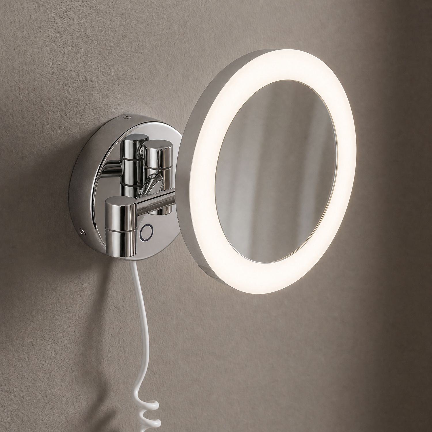 Kronenbach LED cosmetic mirror 2.0 wall model round with plug 29.475.255.3004