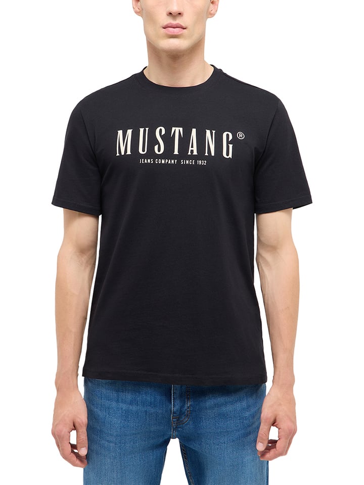 Mustang Shirt "Austin" in Schwarz - XL