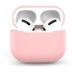 moex Slim Case für AirPods (1. Generation - 2016) – Silikonhülle kompatibel mit MagSafe, Wireless Kopfhörer Schutz