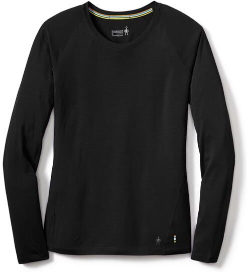 Smartwool Womens Classic All-Season Merino Base Layer Crew, Black