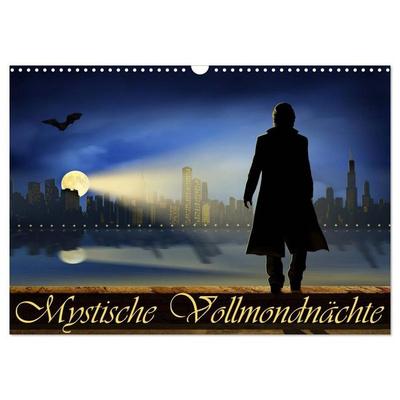 Mystische Vollmondnächte (Wandkalender 2027 DIN A3 quer), CALVENDO Monatskalender