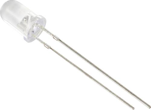 TRU COMPONENTS LED bedrahtet Warmweiß Rund 5mm 70000 mcd 15°